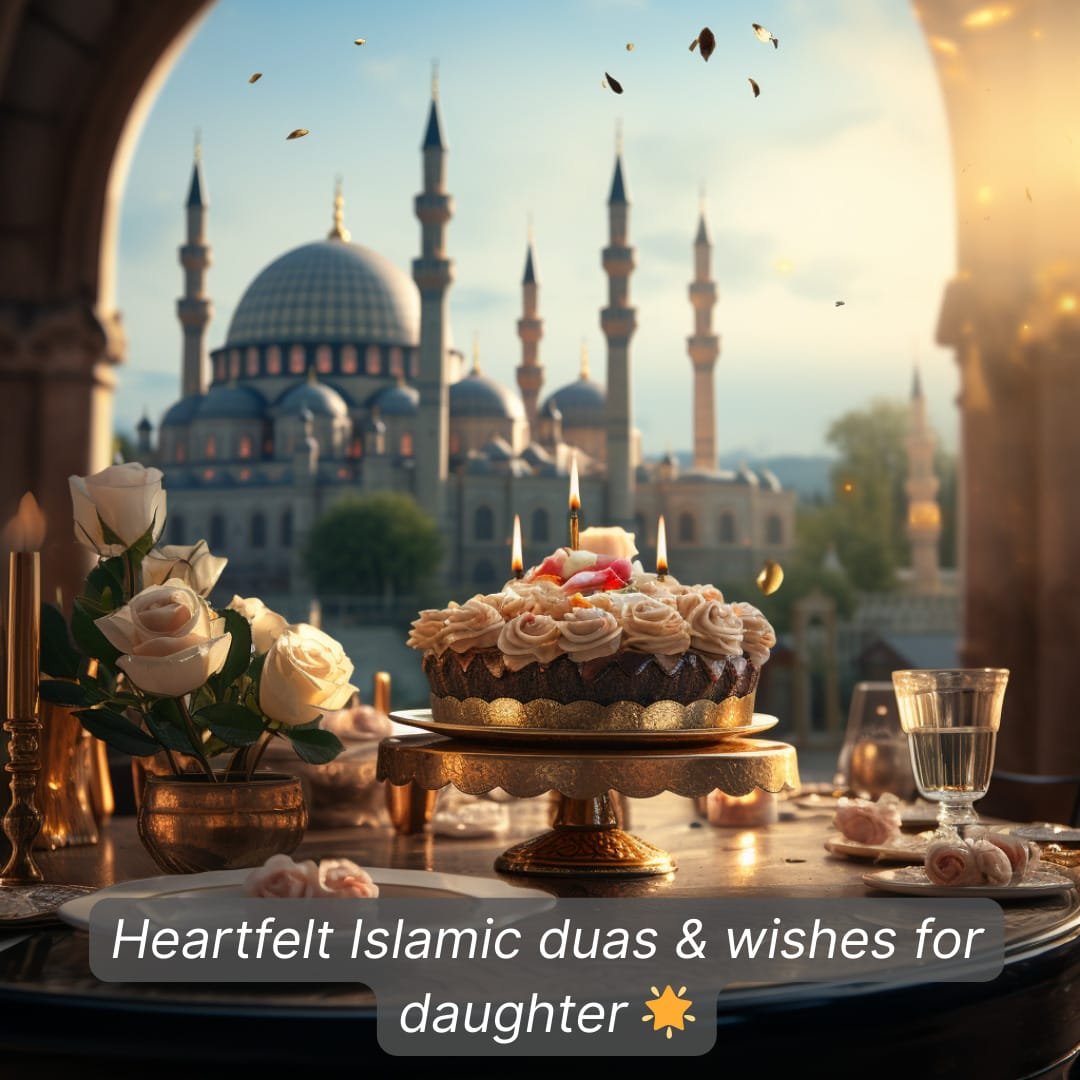 Dua & islamic birthday wishes for daughter