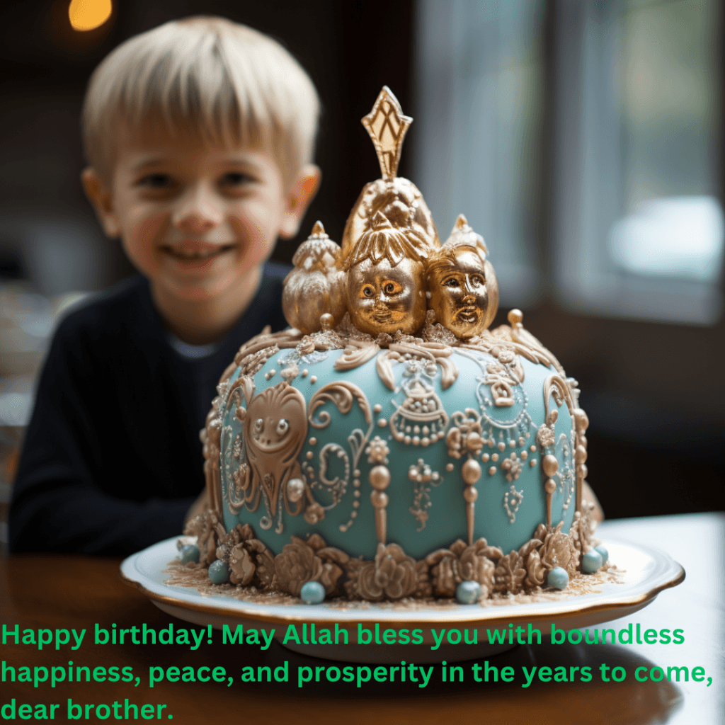 Islamic birthday wishes for brother